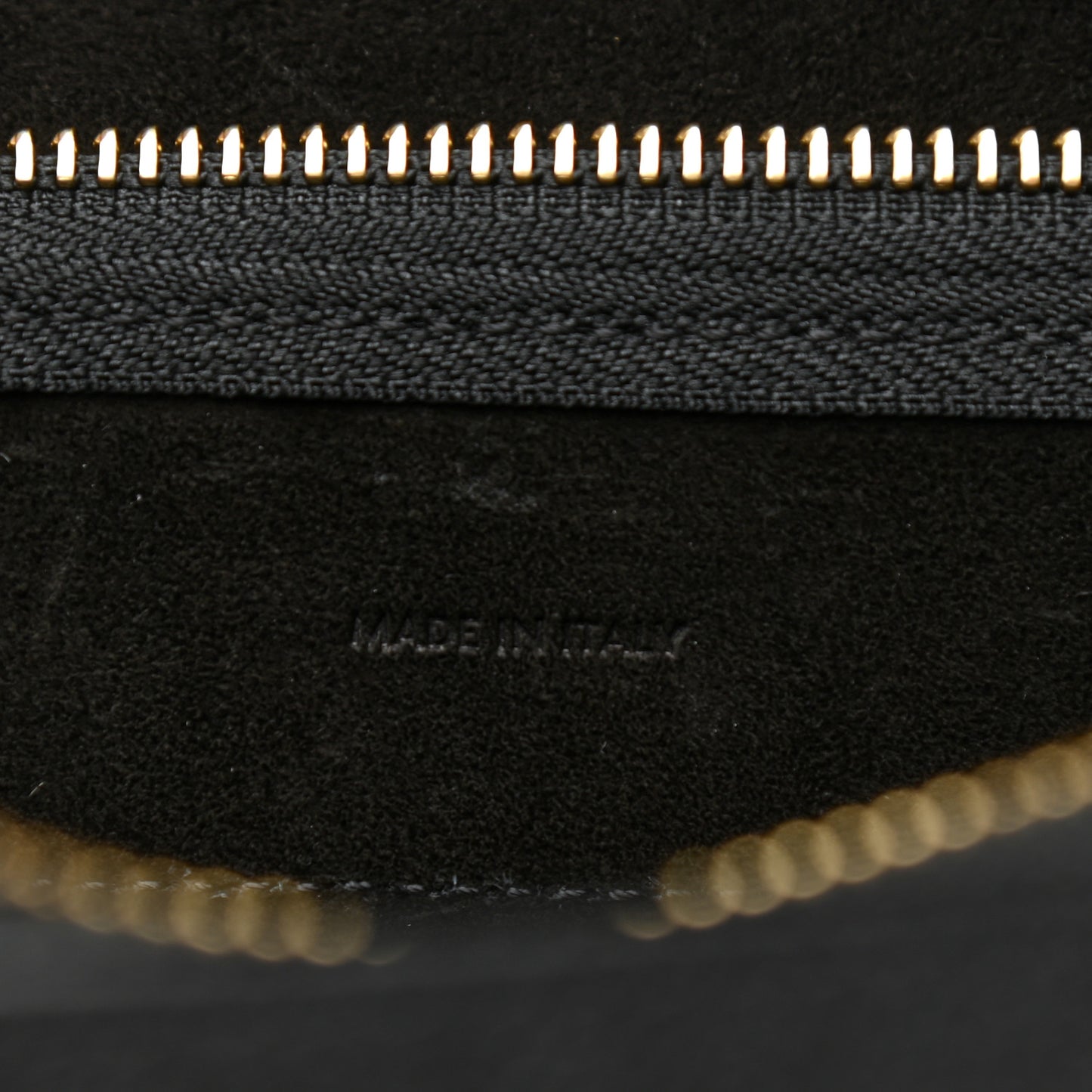 Grained Calfskin Nano Belt Bag Black