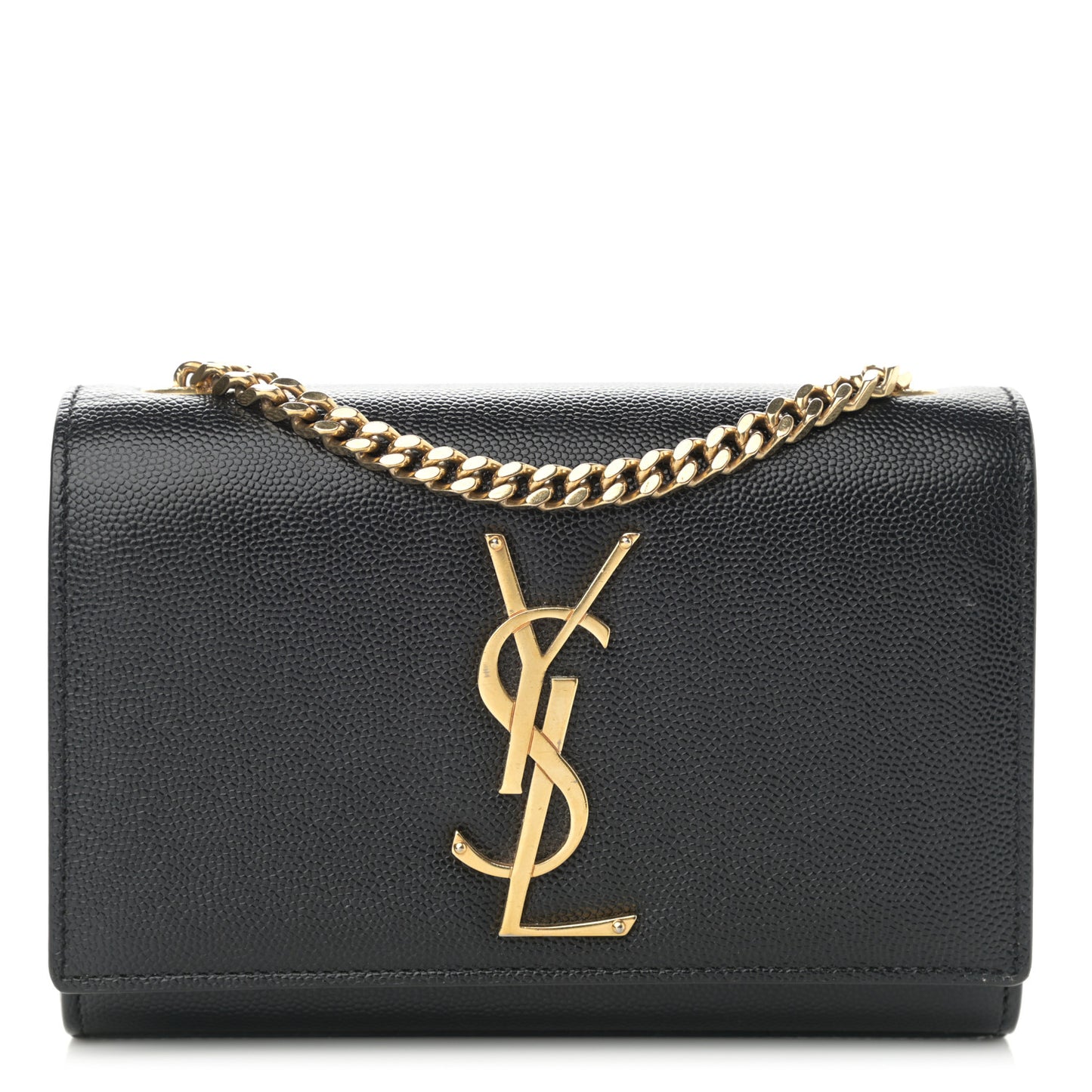 Grain De Poudre Small Monogram Kate Satchel Black