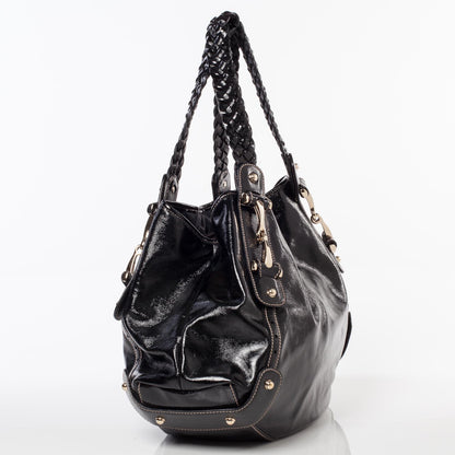 Gucci Patent Leather Medium Pelham Black 3 of 10