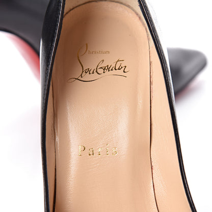 Christian Louboutin Shiny Nappa Pigalle Follies 100 Pumps 36.5 Black 9 of 17