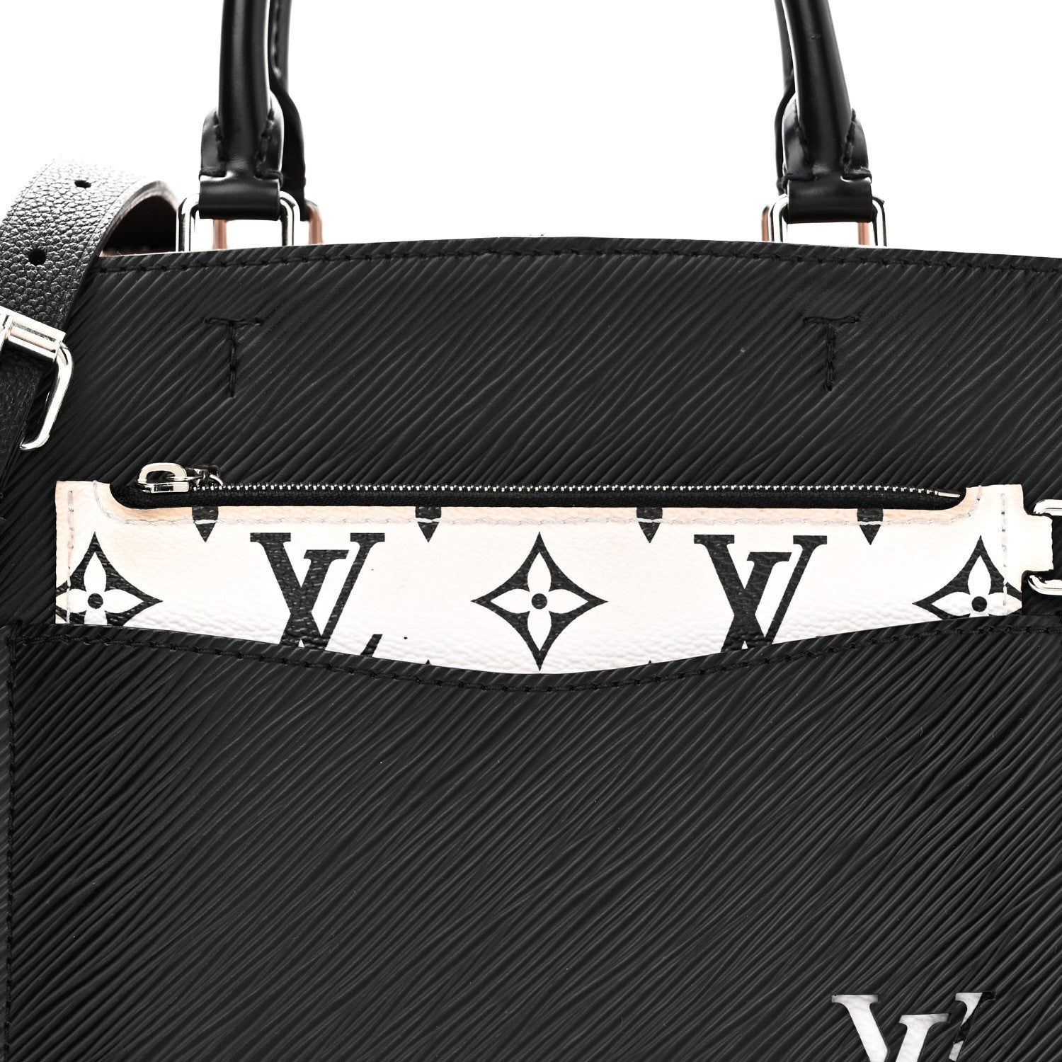 Louis Vuitton Epi Marelle Tote MM Black 7 of 9