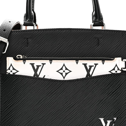 Louis Vuitton Epi Marelle Tote MM Black 7 of 9