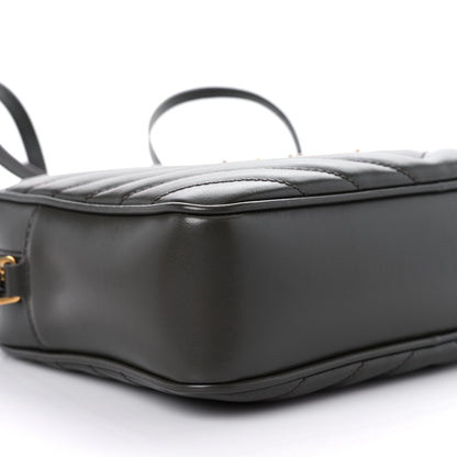 Saint Laurent Calfskin Matelasse Monogram Lou Camera Bag Pebble 8 of 9