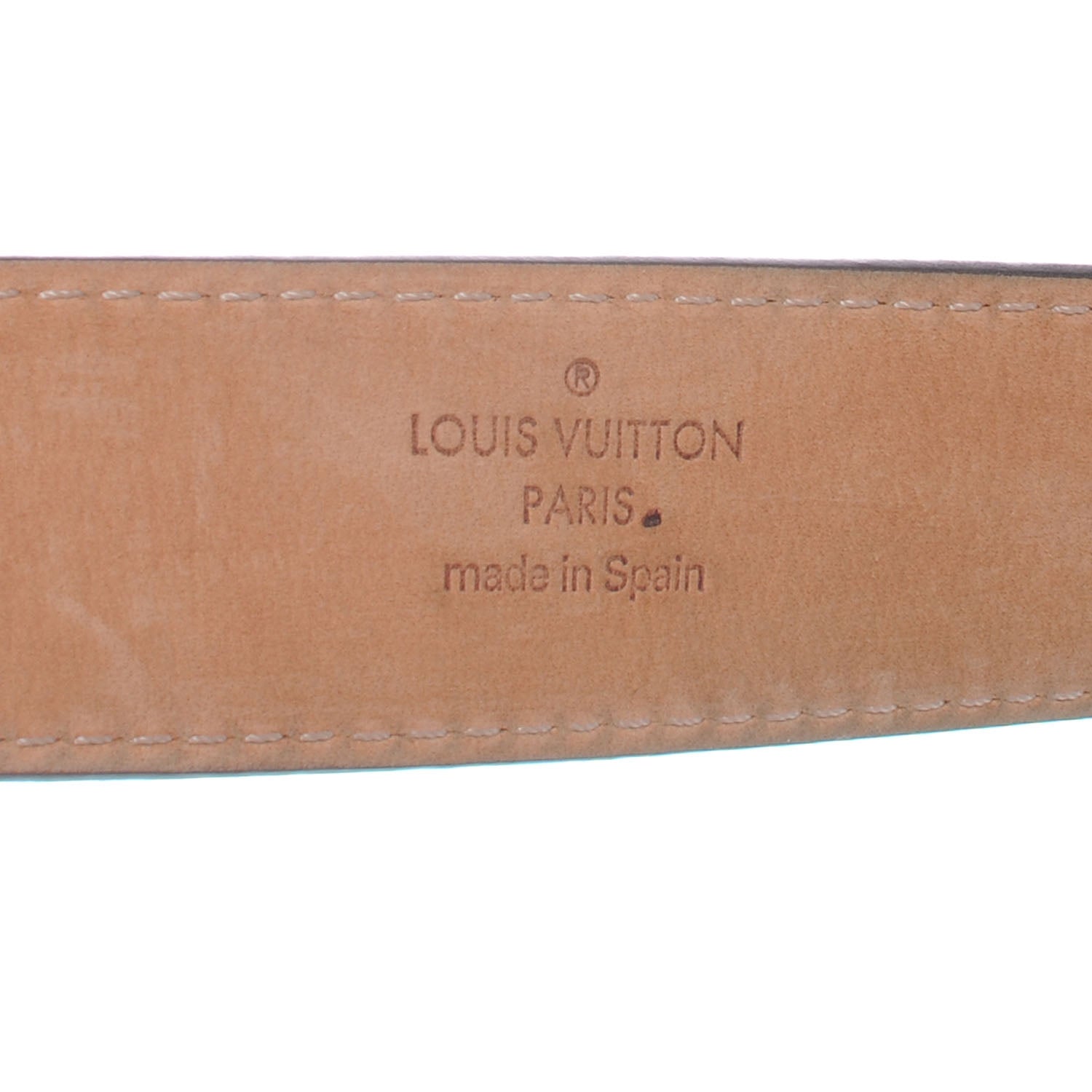 Louis Vuitton Monogram LV Frame Belt 80 32 6 of 7