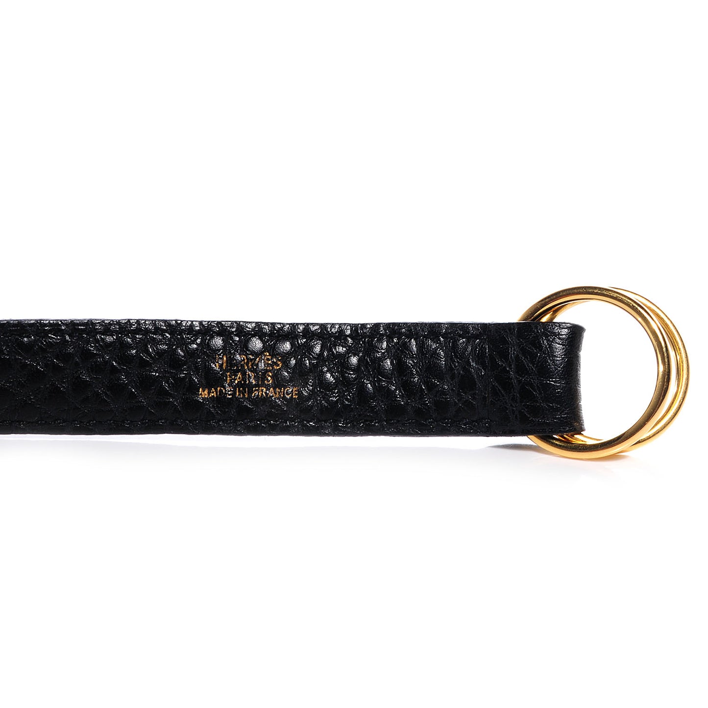 Togo Dogon Wallet Waist Pouch Black