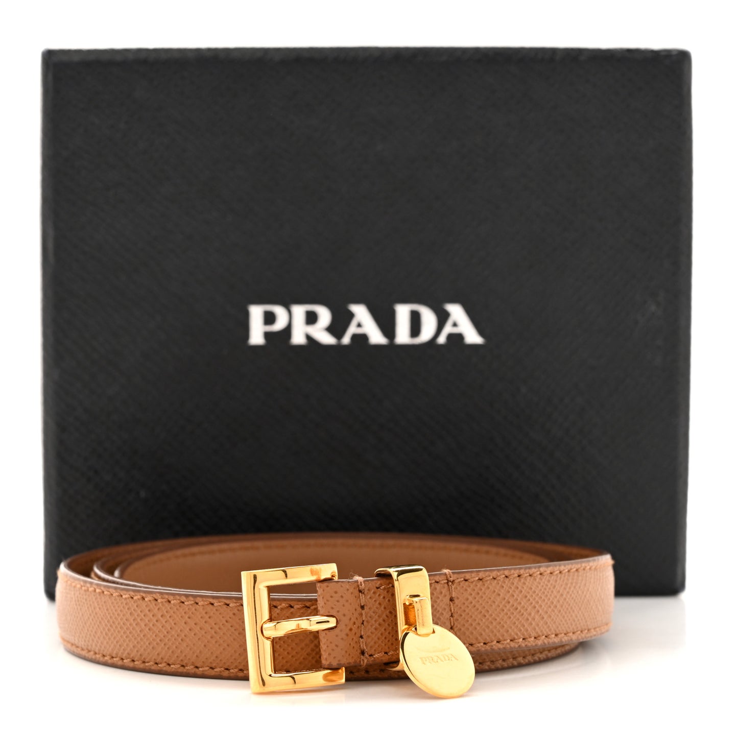 Saffiano Belt 75 30 Caramel