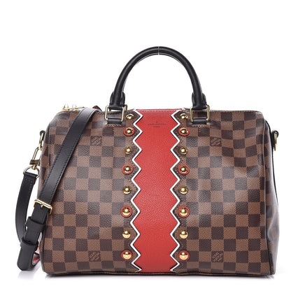 Louis Vuitton Damier Ebene Karakoram Speedy Bandouliere 30 1 of 10