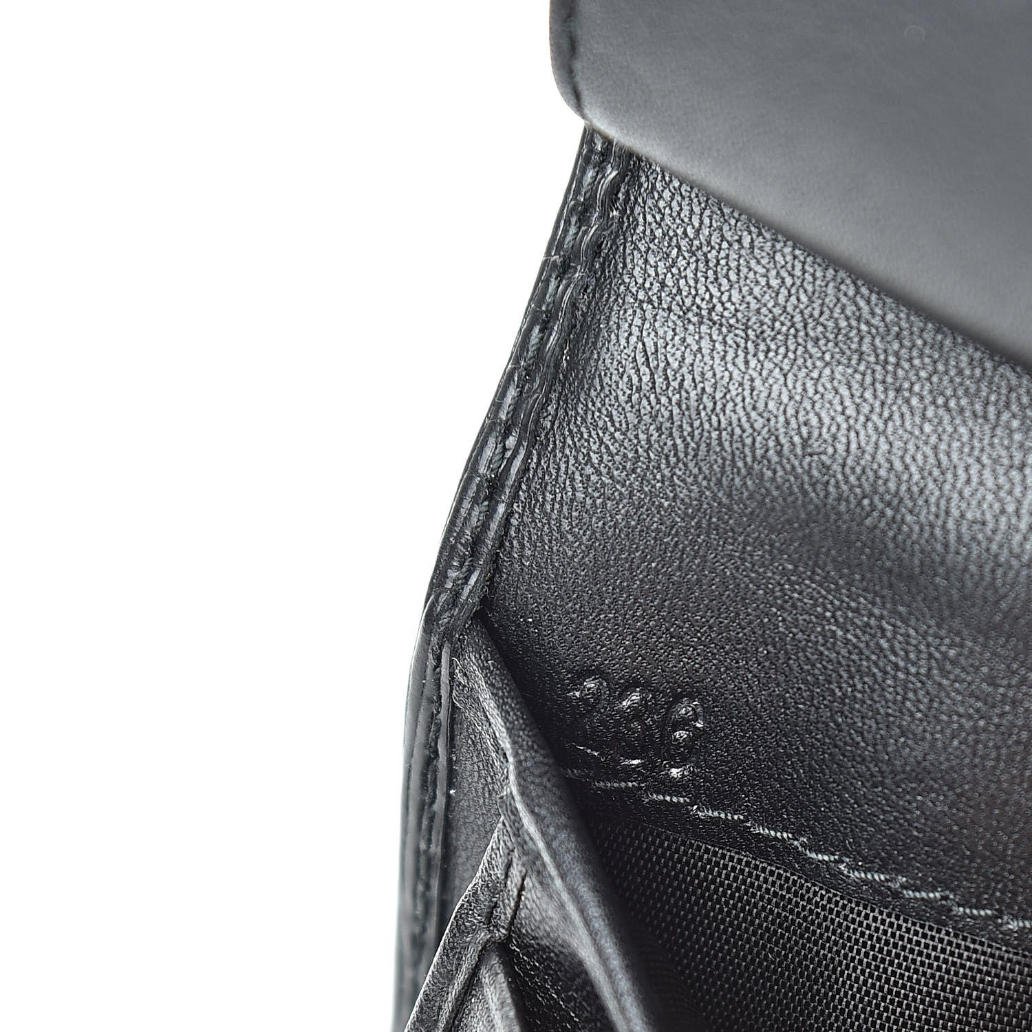 Prada Vitello Move Tri-Fold Compact Wallet Black 7 of 7