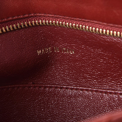 Chanel Lambskin Stitched Tassel Shoulder Bag Red 8 of 11