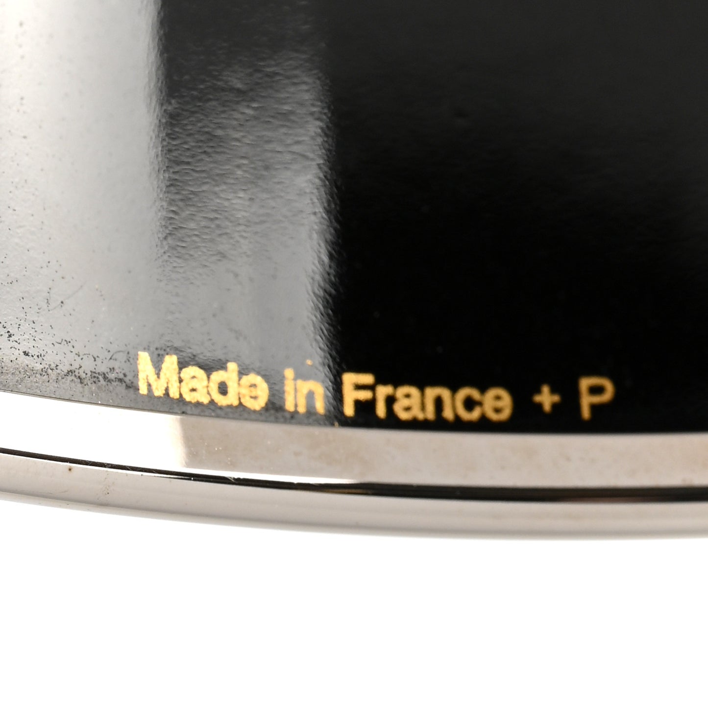 Enamel Printed Wide Concours D'Etriers Bracelet