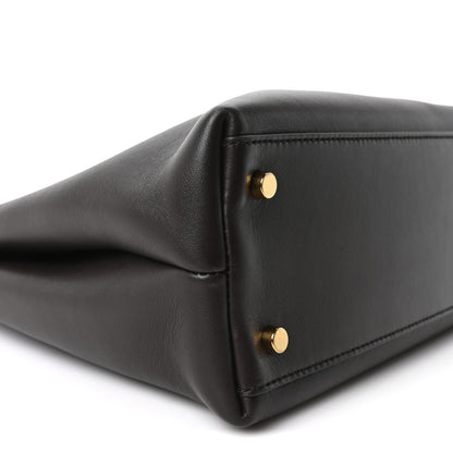 Bottega Veneta Silky Calfskin Medium Andiamo Shoulder Bag Fondant 7 of 8