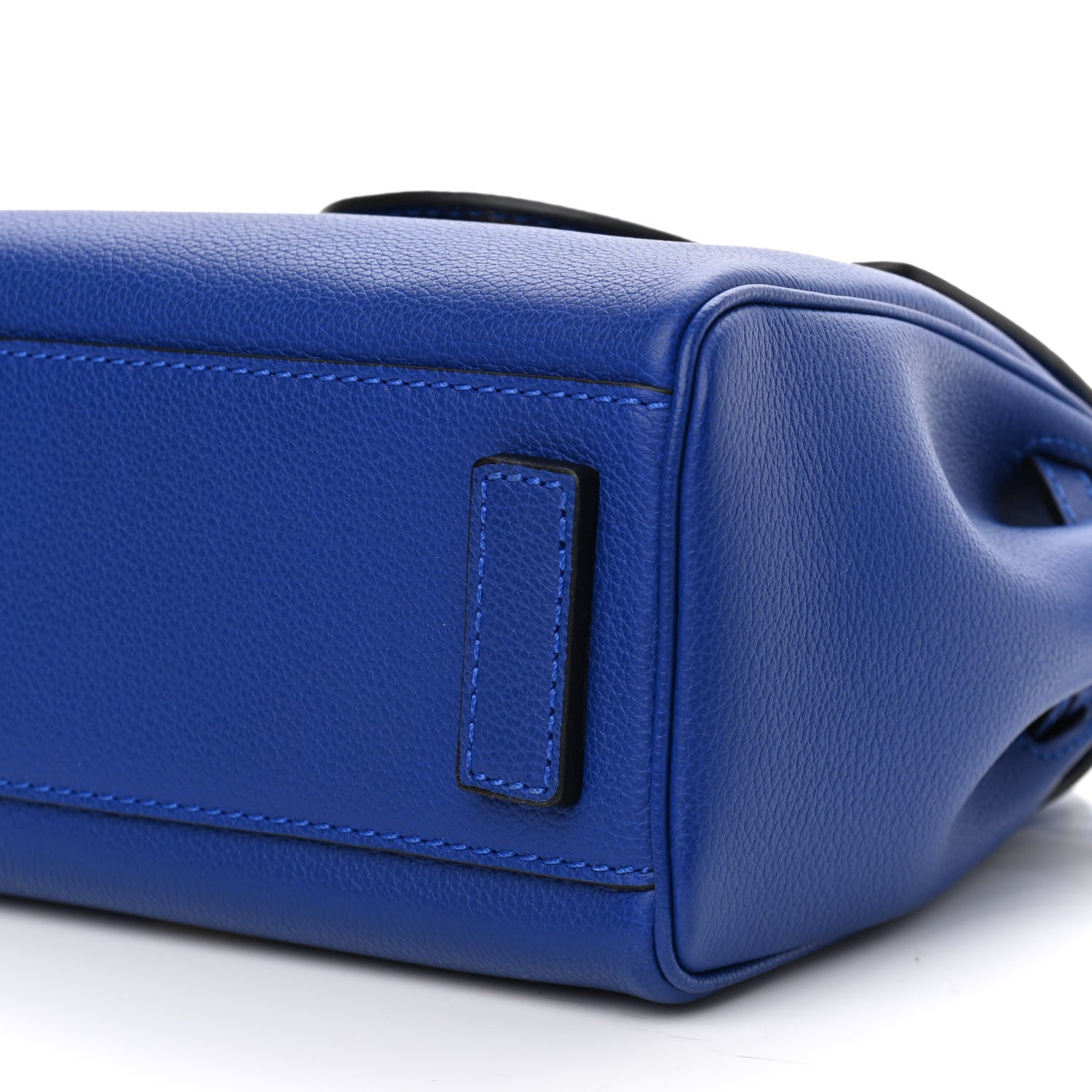 Versace Grained Calfskin Small La Medusa Top Handle Bag Lapis 9 of 9