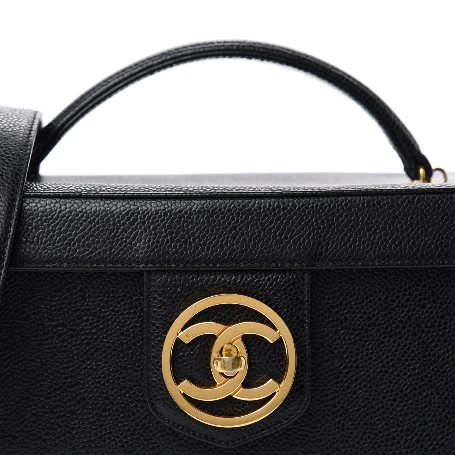 Chanel Caviar Vanity Train Case Black 15 of 15