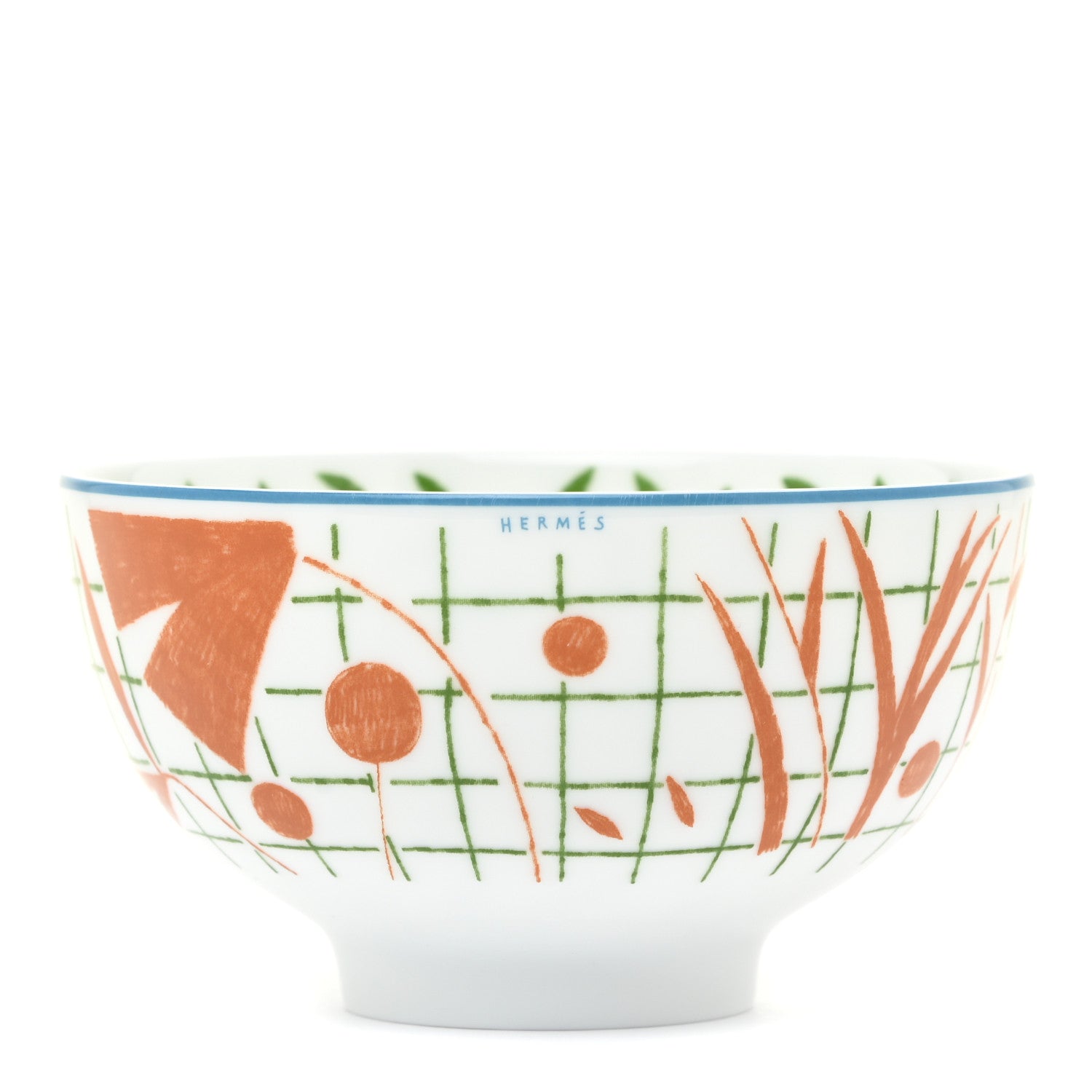 Hermes Porcelain A Walk In The Garden Bowl 1 of 7