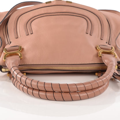 Chloe Calfskin Medium Marcie Satchel Nude 9 of 10