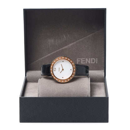 Fendi Stainless Steel Calfskin Diamond Bezel 36mm My Way Quartz Watch 6 of 6