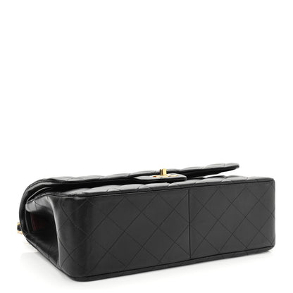 Chanel Lambskin Quilted Jumbo Double Flap Black 4 of 11