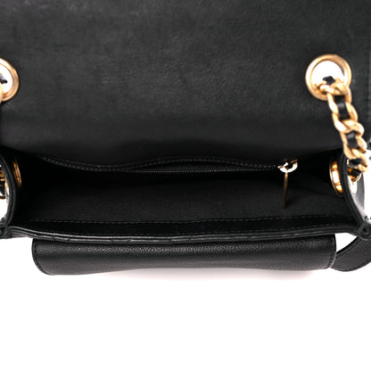 Chanel Grained Calfskin Quilted Messenger Flap Black 5 of 11