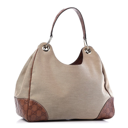 Gucci Canvas Guccissima Hobo Brown 3 of 9