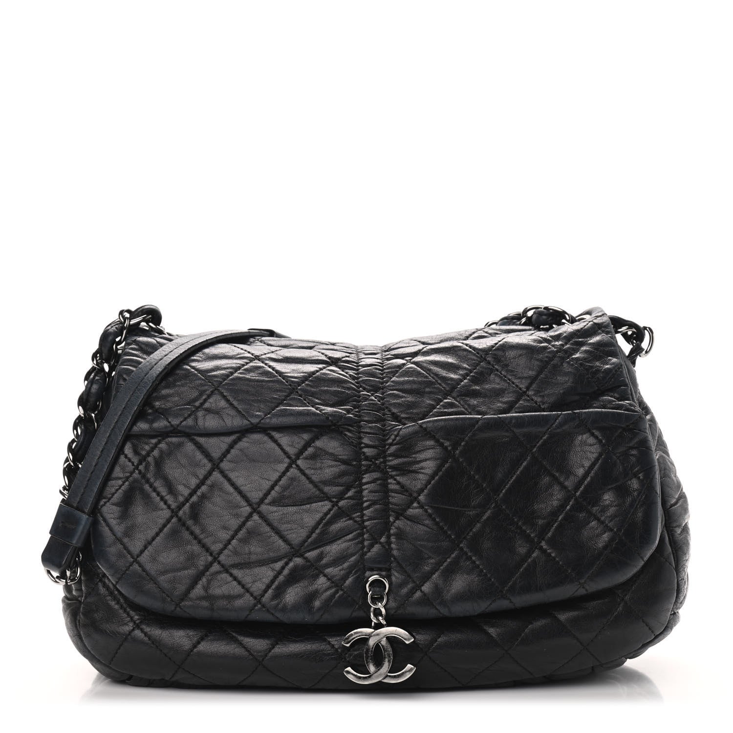 Chanel Lambskin Quilted Small Sharpei Flap Black 1 of 12