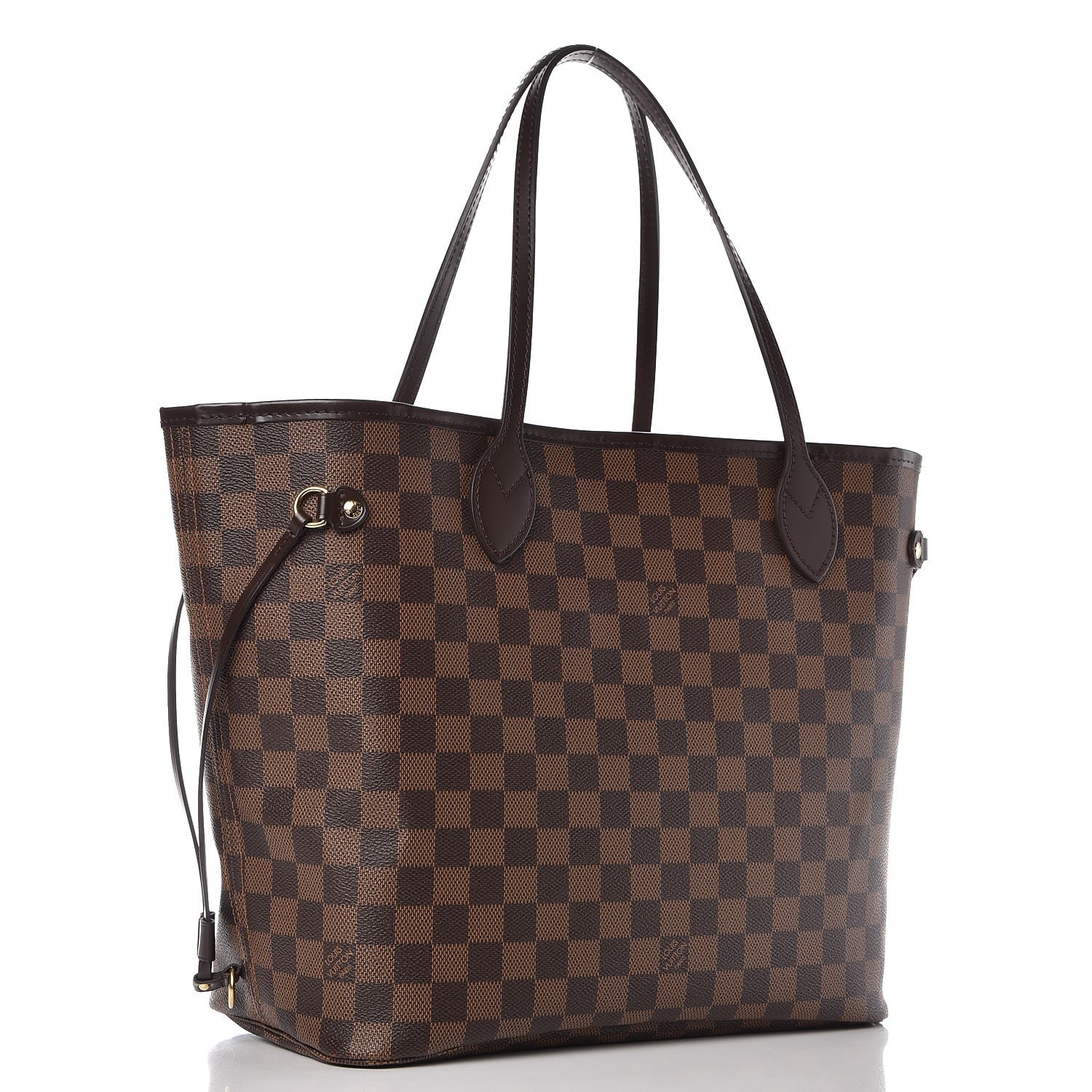 Louis Vuitton Damier Ebene Neo Neverfull MM Rose Ballerine 4 of 10