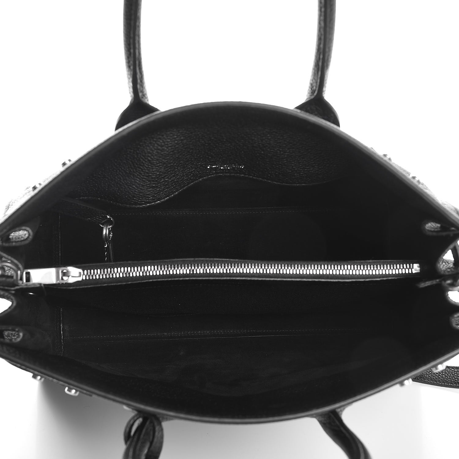 Saint Laurent Grained Calfskin Small Supple Sac De Jour Black 6 of 9