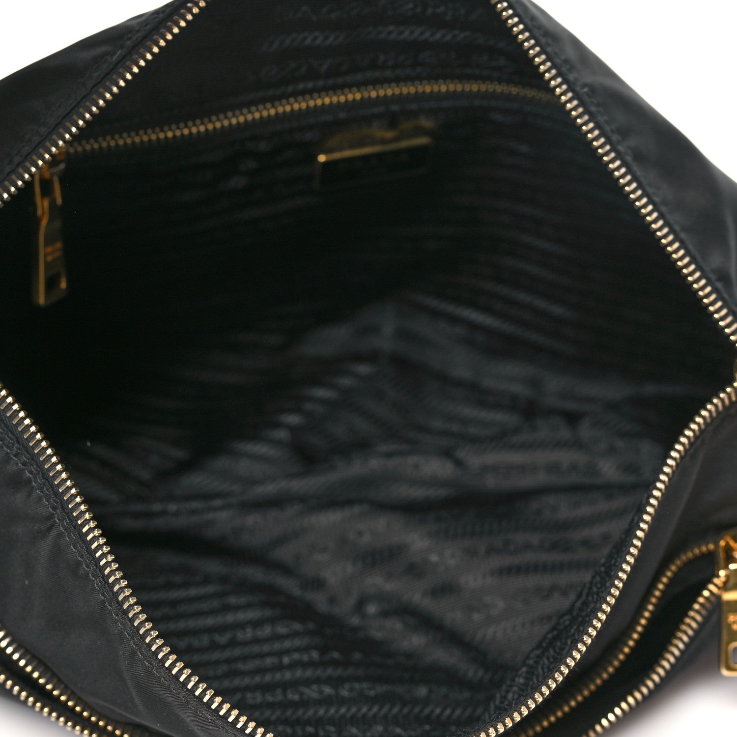 Prada Nylon Vela Colour Messenger Bag Black 5 of 10