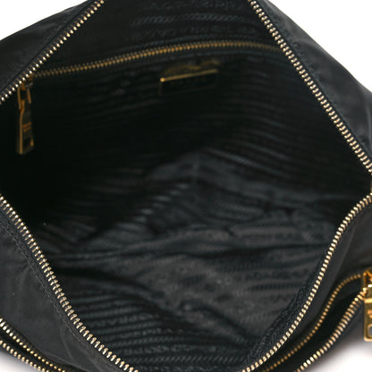 Prada Nylon Vela Colour Messenger Bag Black 5 of 10