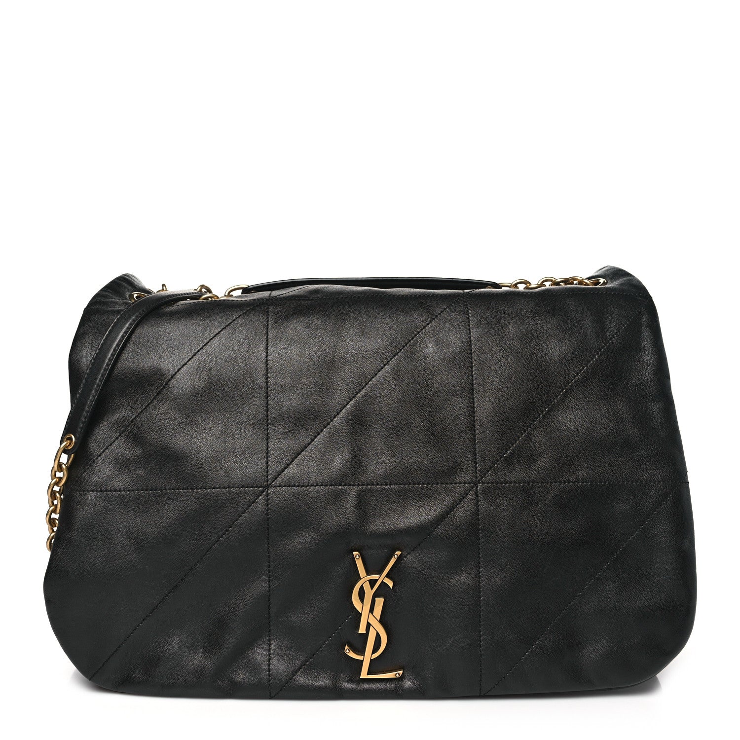 Saint Laurent Lambskin Matelasse Monogram Large Jamie 4.3 Black 1 of 11