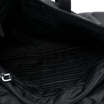 Prada Nylon Vela Shopping Tote Black 5 of 9