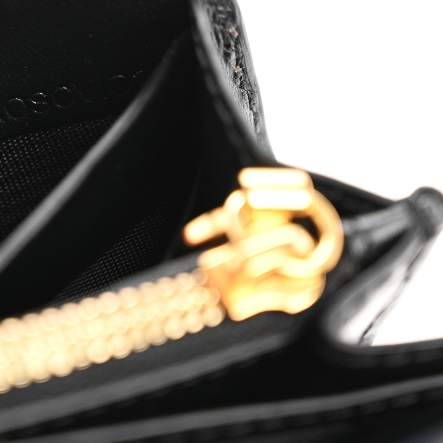 Burberry Vintage Check Grain Calfskin Halton Wallet Black 8 of 10