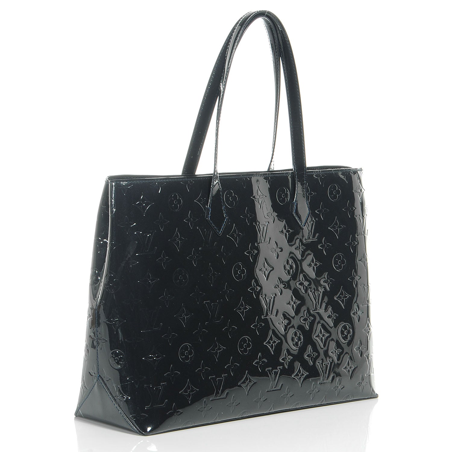 Louis Vuitton Vernis Wilshire MM Blue Infini 3 of 8