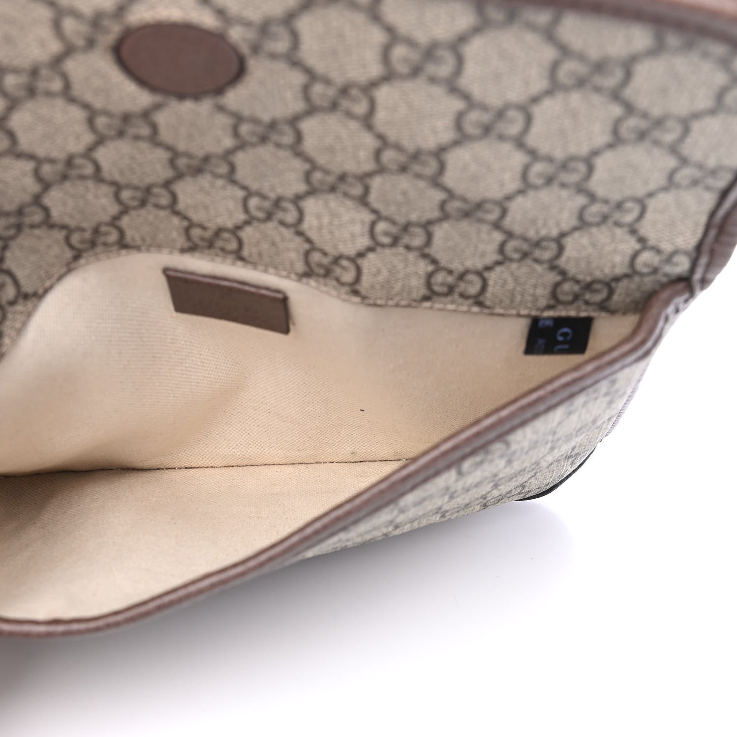Gucci GG Supreme Monogram Neo Vintage Web Belt Bag Brown 4 of 5