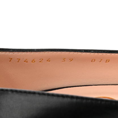 Gucci Malaga Kid Horsebit 75mm Pumps 39 Black 9 of 10