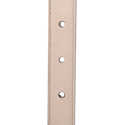 Gucci Calfskin Double G 20mm Belt 90 36 Mystic White 5 of 6