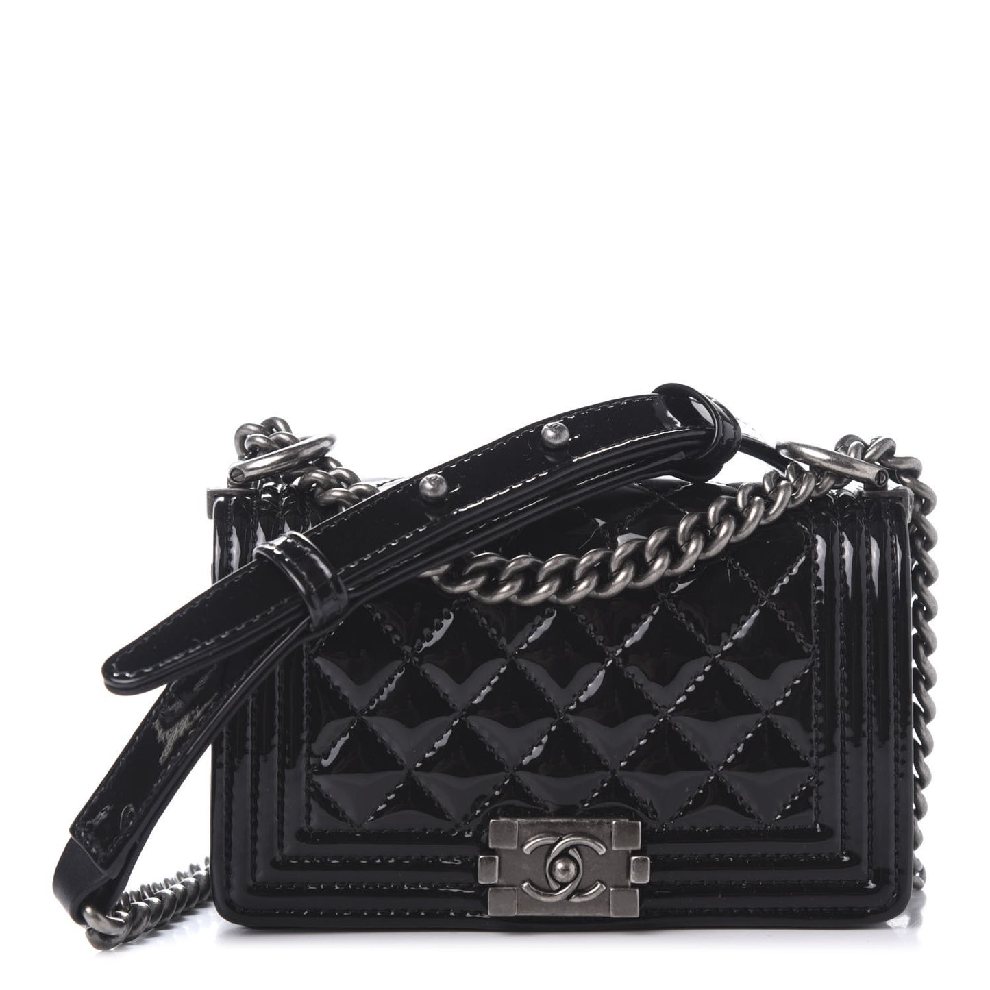 Lambskin Calfskin Tweed Success Story Set of 4 Minis Bags Black