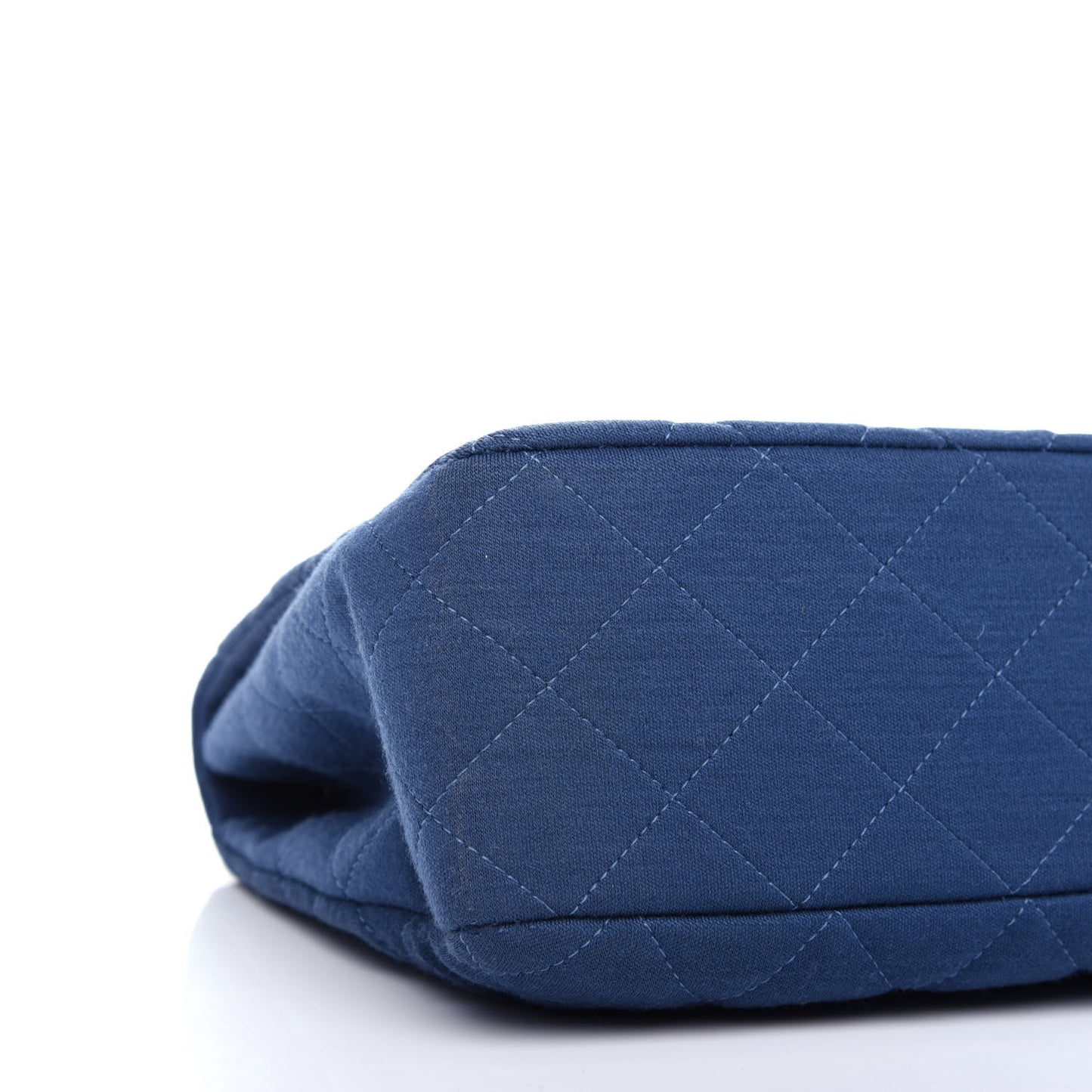 Jersey Quilted Jumbo Single Flap Navy