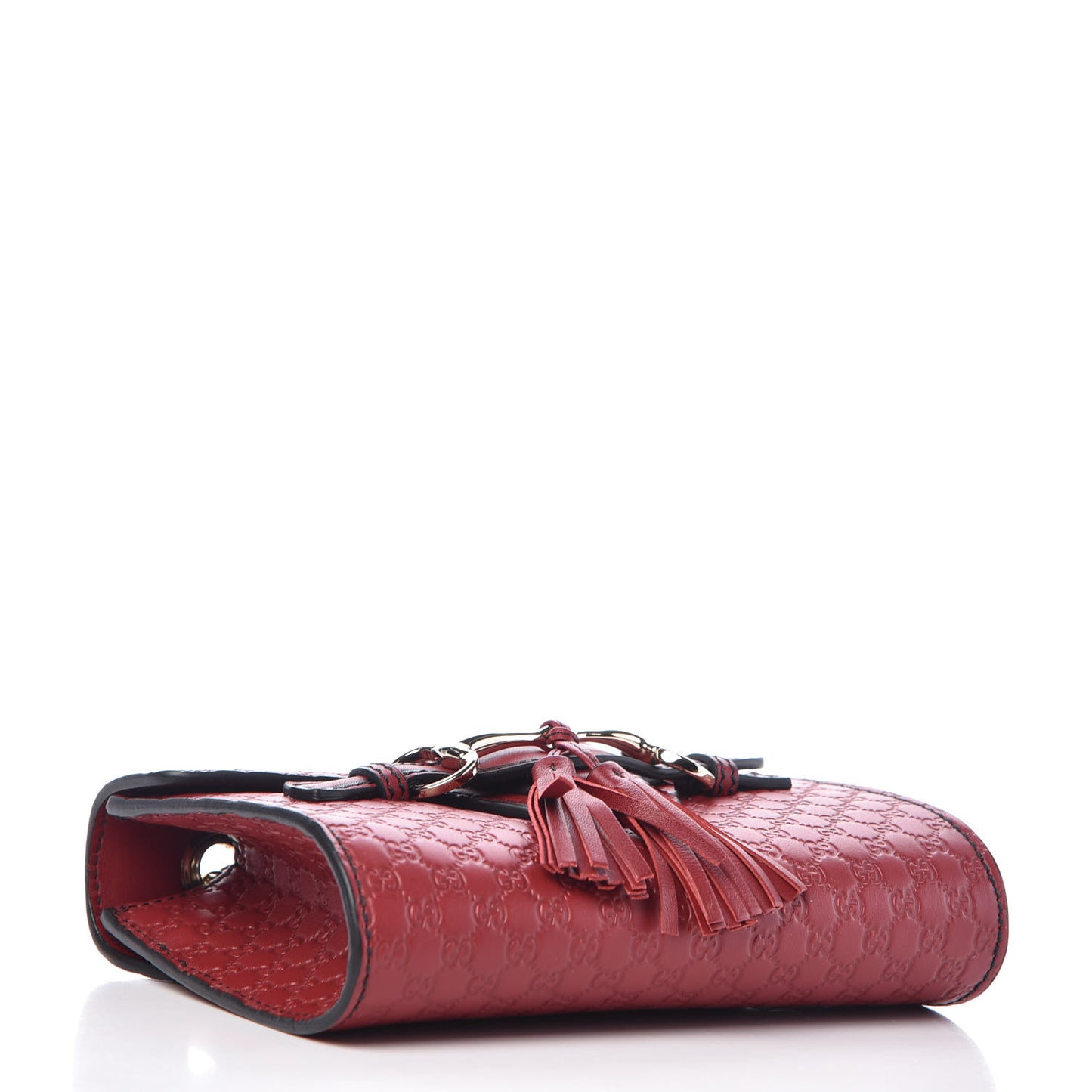 Soft Microguccissima Mini Emily Chain Shoulder Bag Rosso