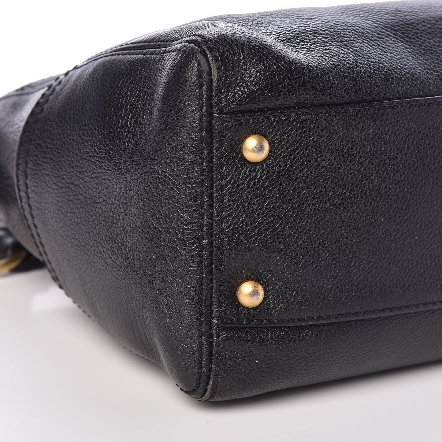 Calfskin Hobo Black