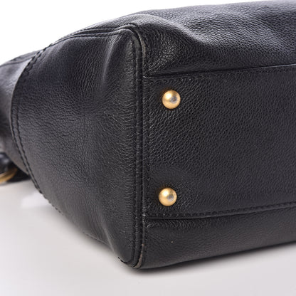Chanel Calfskin Hobo Black 10 of 15