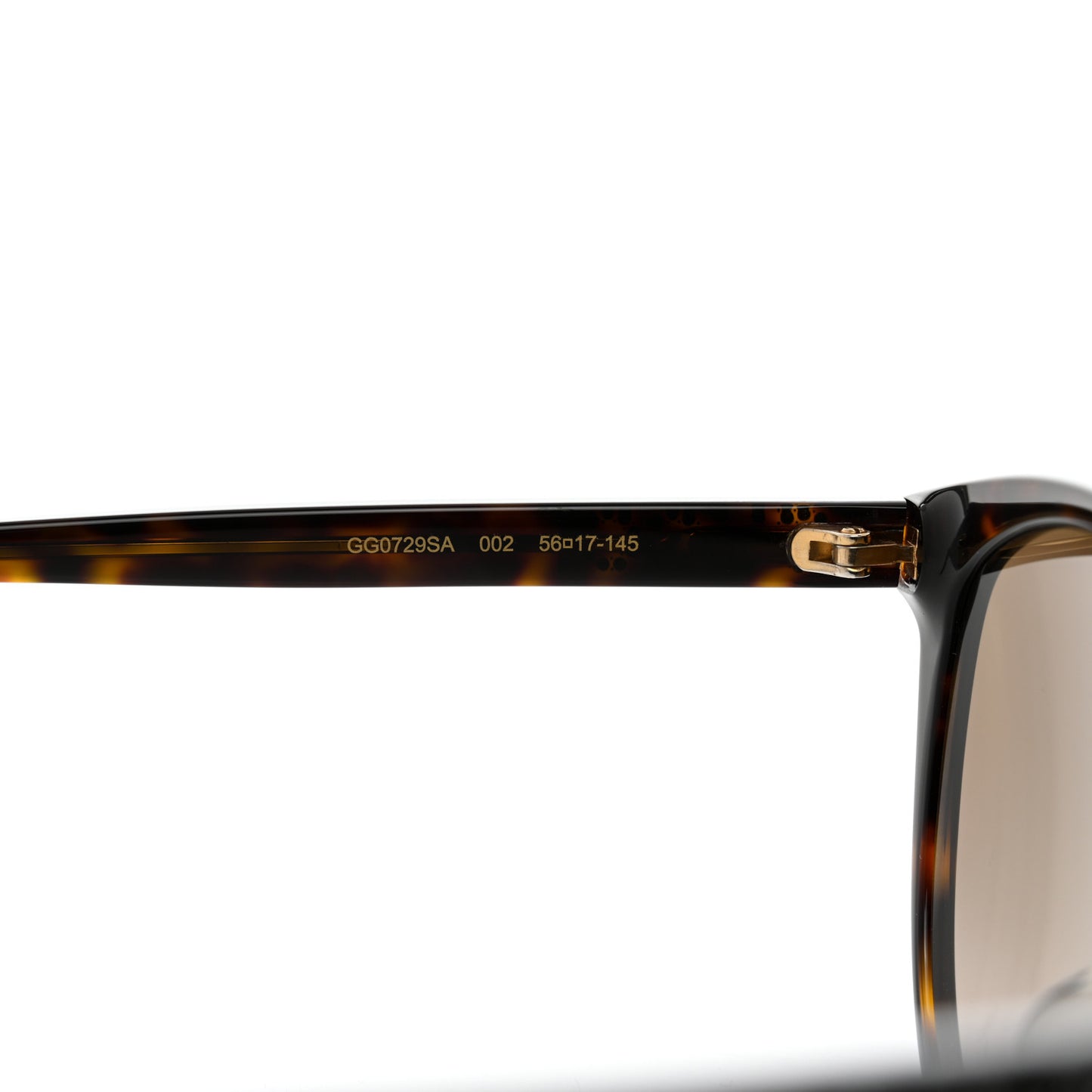 Round Frame Crystal Sunglasses GG 0419S Tortoise