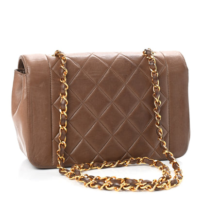 Chanel Lambskin Quilted Small Single Flap Brown 2 of 11