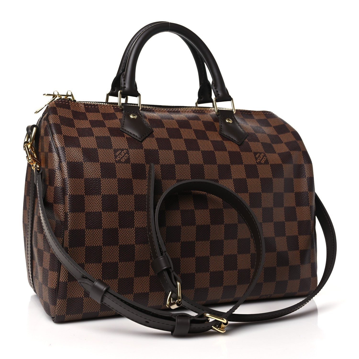 Louis Vuitton Damier Ebene Speedy Bandouliere 30 3 of 9