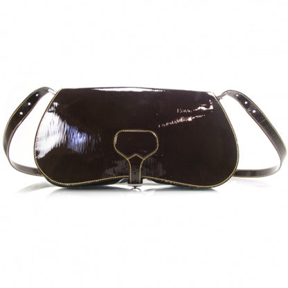 Prada Vernice Messenger Ebano 1 of 10