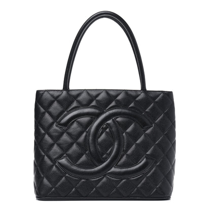Chanel Caviar Quilted Medallion Tote Black 1 of 5