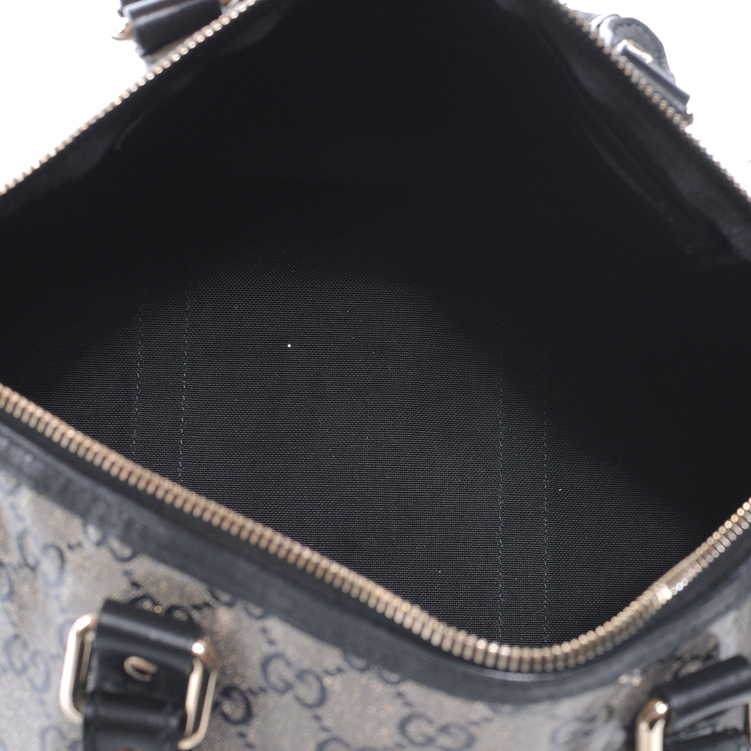 Gucci Crystal Monogram Joy Medium Boston Black 5 of 7