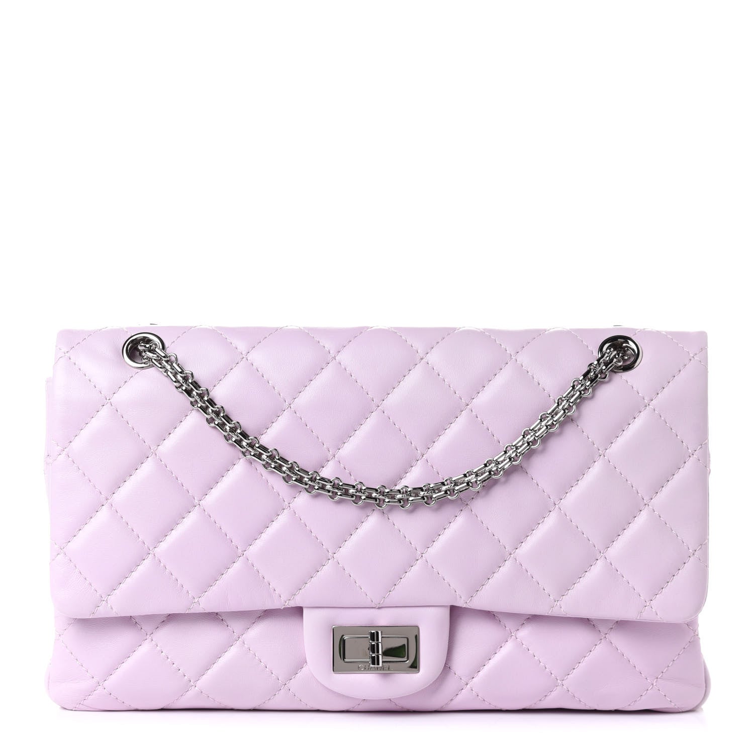 Chanel Lambskin Degrade Quilted 2.55 Reissue 227 Flap Pink 1 of 10