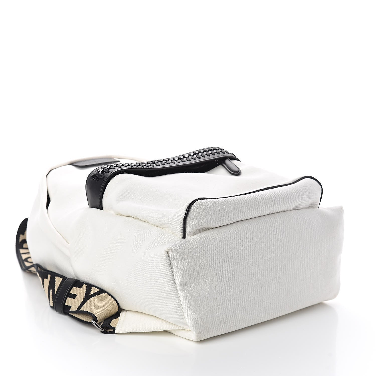 Stella McCartney Eco Denim Logo Backpack White 4 of 9