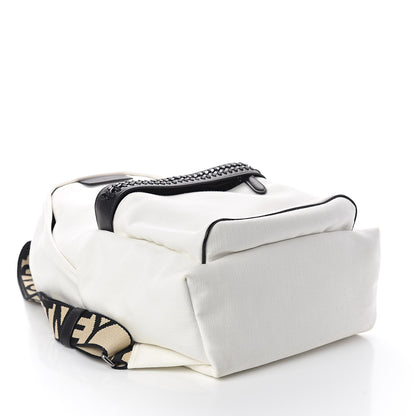 Stella McCartney Eco Denim Logo Backpack White 4 of 9