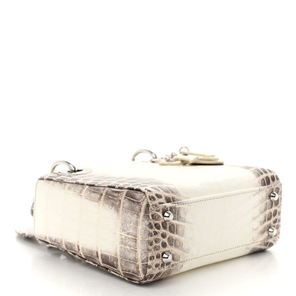 Christian Dior Niloticus Crocodile Himalaya Mini Lady Dior White 4 of 9